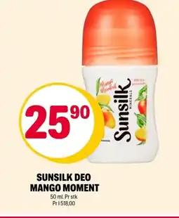 Coop Extra SUNSILK Deo mango moment tilbud