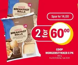 Coop Extra COOP Morgenstykker 8 pk tilbud