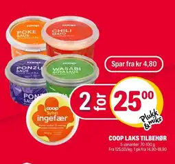 Coop Extra COOP Laks tilbehør tilbud