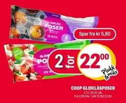 Coop Extra COOP Glidelåsposer tilbud