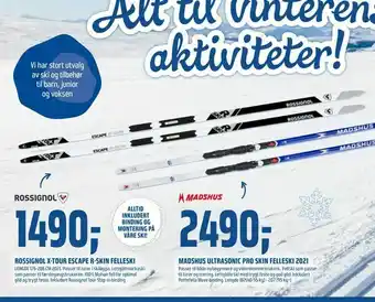 Coop Obs Rossignol x-tour escape r-skin felleski tilbud