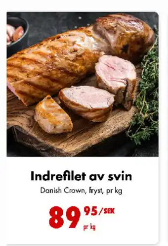 Indrefilet av svin