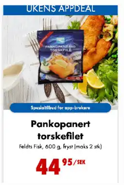 Nordby Supermarket Pankopanert torskefilet tilbud