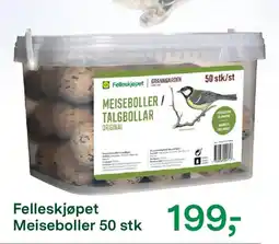 Felleskjøpet Felleskjøpet meiseboller 50 stk tilbud