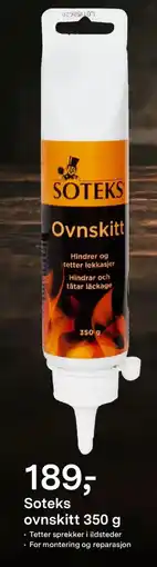 Felleskjøpet SOTEKS Ovnskitt tilbud