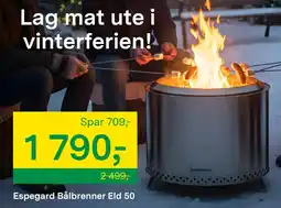 Felleskjøpet Espegard bålbrenner eld 50 tilbud