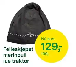 Felleskjøpet Felleskjøpet merinoull lue traktor tilbud