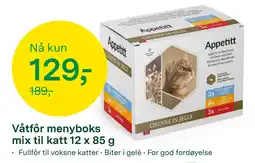 Felleskjøpet Våtfôr menyboks mix til katt tilbud