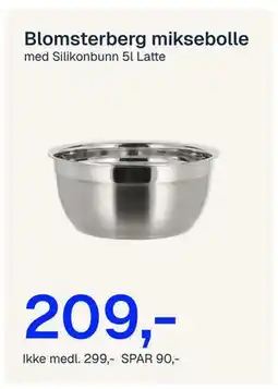 Jernia Blomsterberg miksebolle tilbud