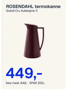 Jernia ROSENDAHL termokann e tilbud