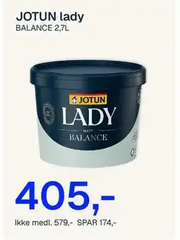 Jernia BALANCE 2,7L tilbud