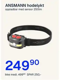 Jernia ANSMANN hodelykt tilbud