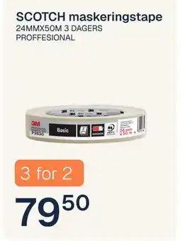 Jernia SCOTCH maskeringstape tilbud