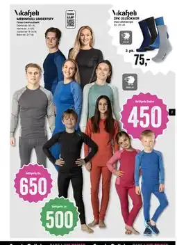 Sport Outlet MERINOULL UNDERTØY tilbud