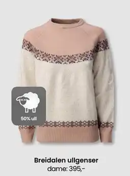 Sport Outlet Breidalen ullgenser dame tilbud