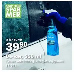 Biltema De-icer, 550 ml tilbud