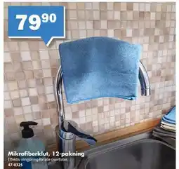 Biltema Mikrofiberklut, 12-pakning tilbud