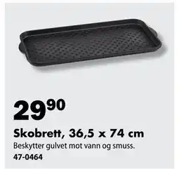 Biltema Skobrett, 36,5 x 74 cm tilbud