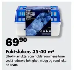 Biltema Fuktsluker, 35-40 m tilbud