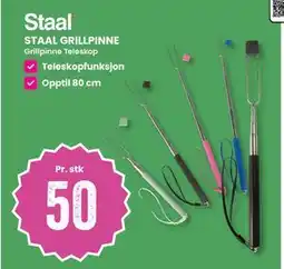 Sport Outlet STAAL GRILLPINNE tilbud