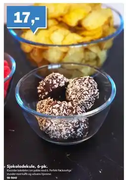 Biltema Sjokoladekule, 6-pk tilbud