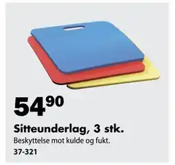 Biltema Sitteunderlag, 3 stk tilbud