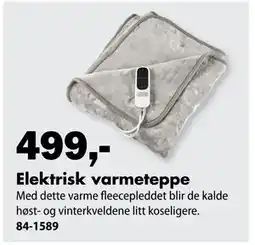 Biltema Elektrisk varmeteppe tilbud