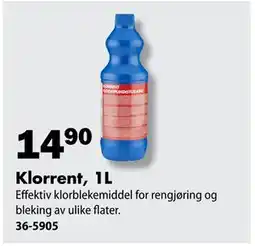 Biltema Klorrent, 1L tilbud