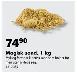 Biltema Magisk sand, 1 kg tilbud