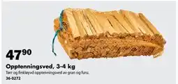 Biltema Opptenningsved, 3-4 kg tilbud