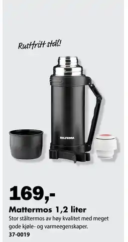 Biltema Mattermos 1,2 liter tilbud