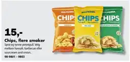 Biltema Chips, flere smaker tilbud