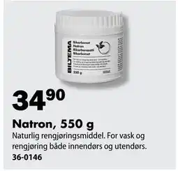Biltema Natron, 550 g tilbud