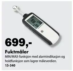 Biltema Fuktmåler tilbud