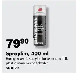 Biltema Spraylim, 400 ml tilbud