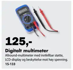 Biltema Digitalt multimeter tilbud