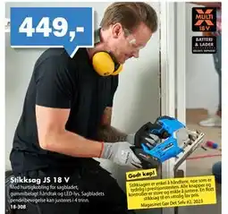 Biltema Stikksag JS 18 V tilbud