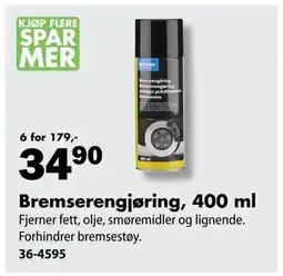 Biltema Bremserengjøring, 400 ml tilbud