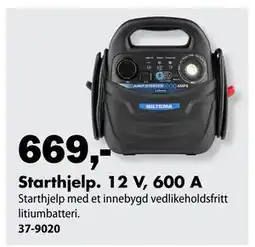 Biltema Starthjelp. 12 V, 600 A tilbud