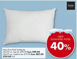 Sparkjøp HØIE DOWNFEEL PUTER tilbud