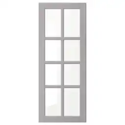 IKEA Bodbyn Vitrinedør, grå, 40x100 cm tilbud