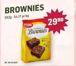 Holdbart BROWNIES tilbud