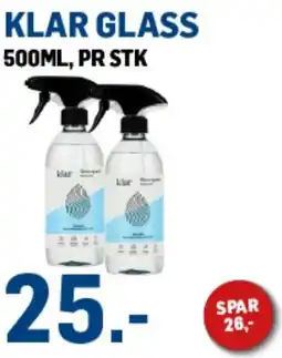 Price Lagerbutikk KLAR Glass tilbud