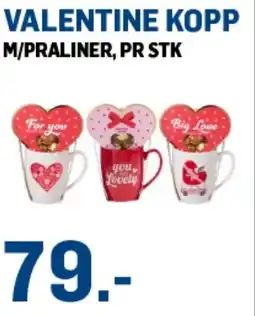 Price Lagerbutikk Valentine kopp tilbud