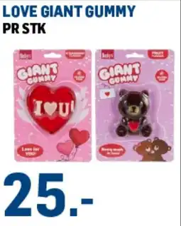 Price Lagerbutikk Love giant gummy tilbud