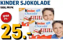 Price Lagerbutikk KINDER Sjokolade tilbud
