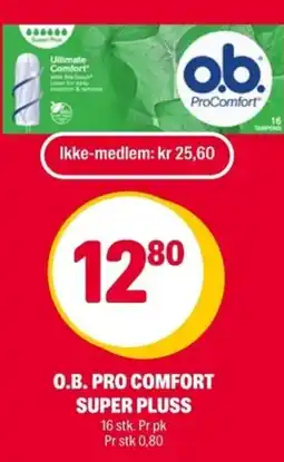 Coop Extra O.B. PRO COMFORT Super pluss tilbud