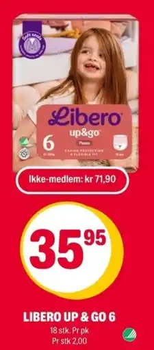 Coop Extra LIBERO Up & go 6 tilbud