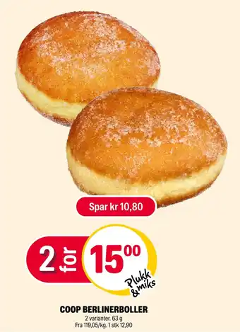 Coop Extra COOP Berlinerboller tilbud