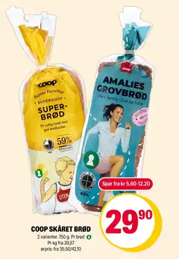 Coop Extra COOP Skåret brød tilbud